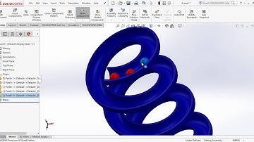 SOLIDWORKS:-Motion Analysis in Helix Slide |IMPULSE