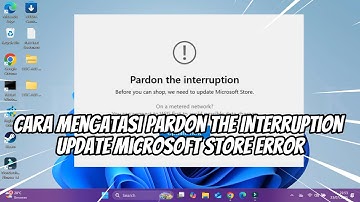 Cara Mengatasi Pardon the Interruption Update Microsoft Store Error