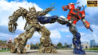Transformers: The Last Knight - Optimus Prime vs Megatron Final Battle | Paramount Pictures [HD]
