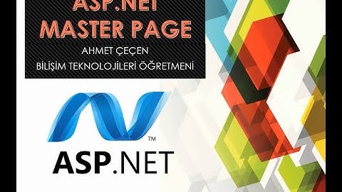 ASP.NET Master Page Kullanımı-1