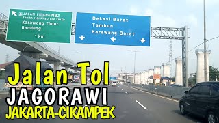 Perjalanan Dari Jalan Tol Jagorawi Menuju Bekasi Timur Via Tol Jakarta-Cikampek