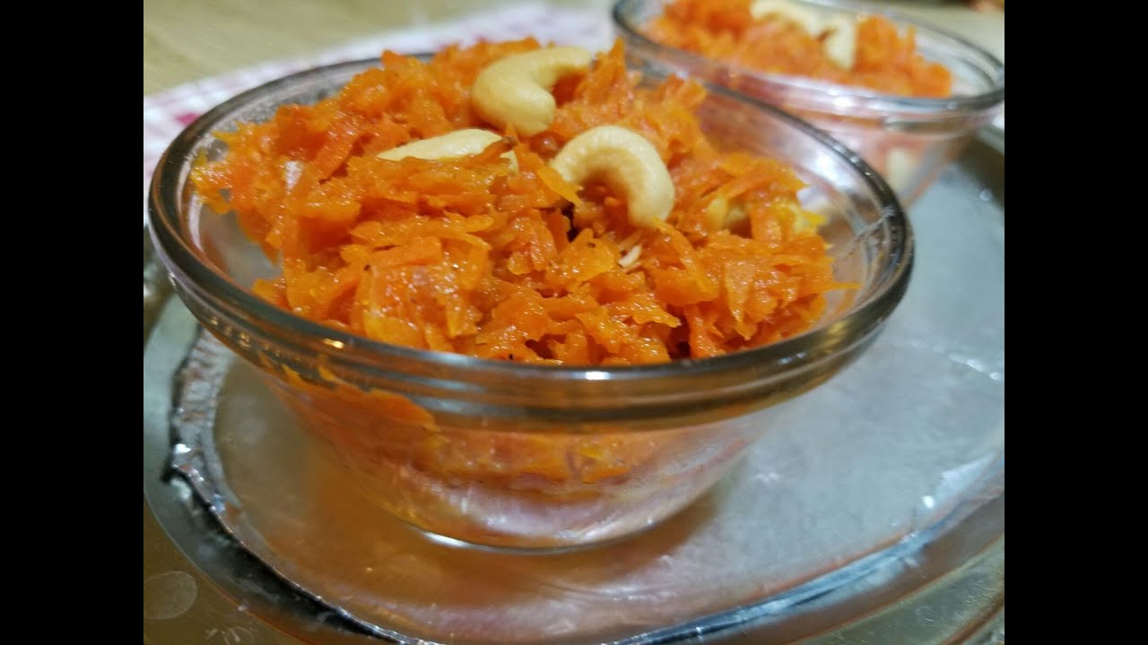 Microwave carrot halwa YouTube