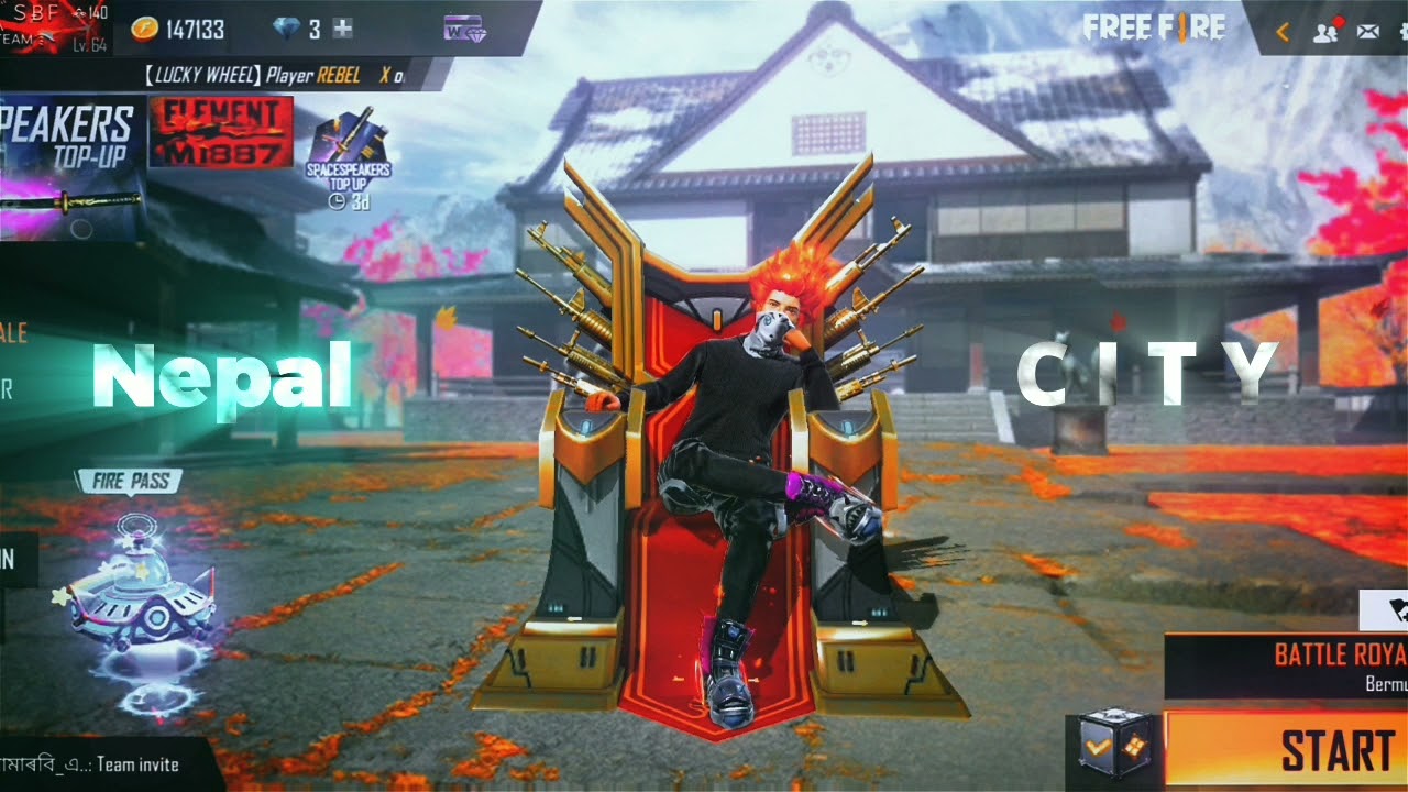 NEPAL CITY 😈 || FF EDIT(XML) LINK IN DESCRIPTION|| 😈🔥🔥😈 MY CITY TREND || MENTION YOUR CITY