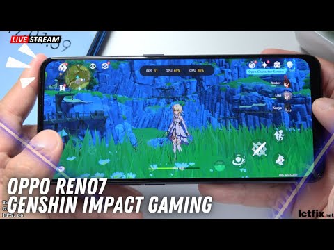 Oppo Reno7 5G Genshin impact Gaming test | Dimensity 900, 90Hz