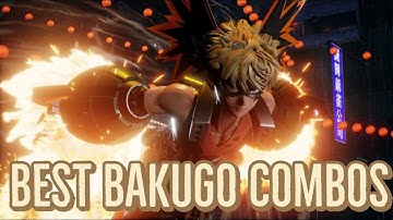 BEST BAKUGO COMBOS | Jump Force |