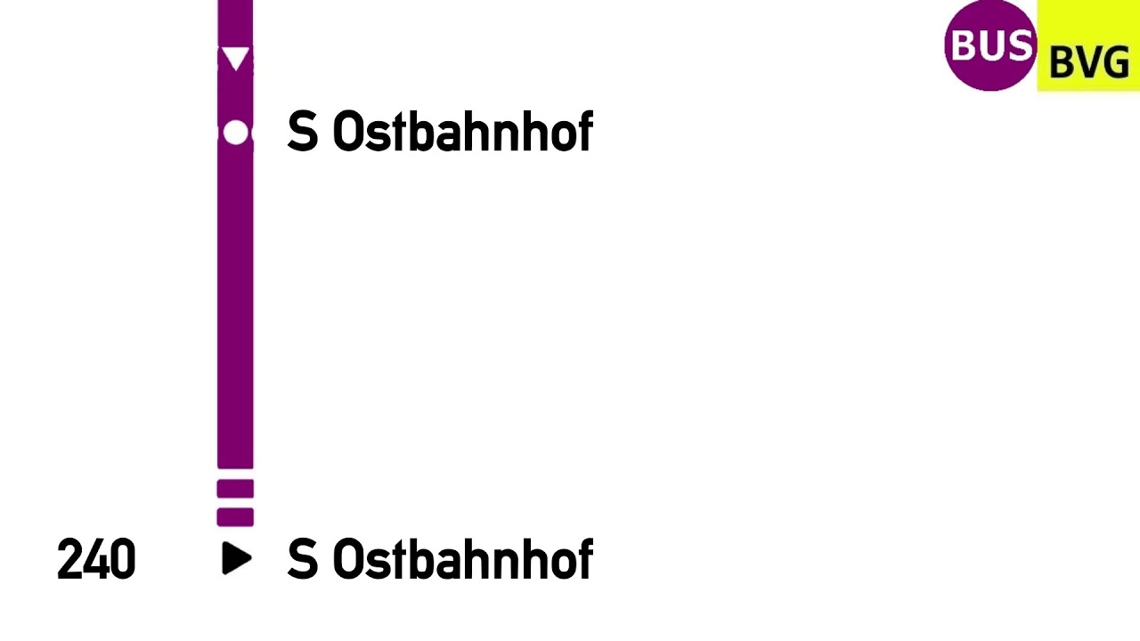 [BVG] Bus 240 Ansagen
