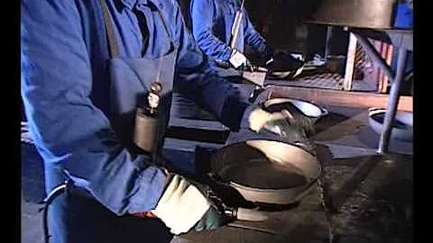 The making of Le Creuset cast iron cookware