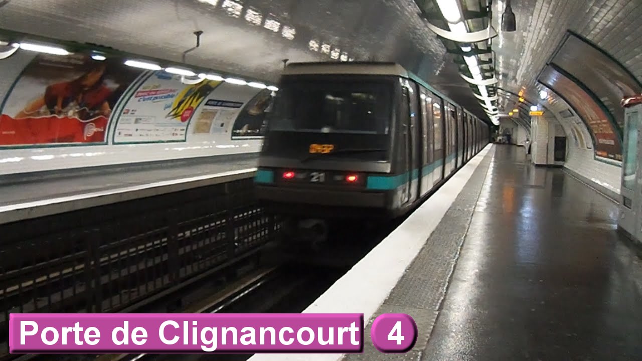 Porte de Clignancourt Ligne 4 Métro de Paris ( RATP
