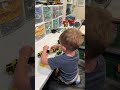 Having fun with my son and LEGO a tractor and backhoe in the LEGO room. #legoaddict