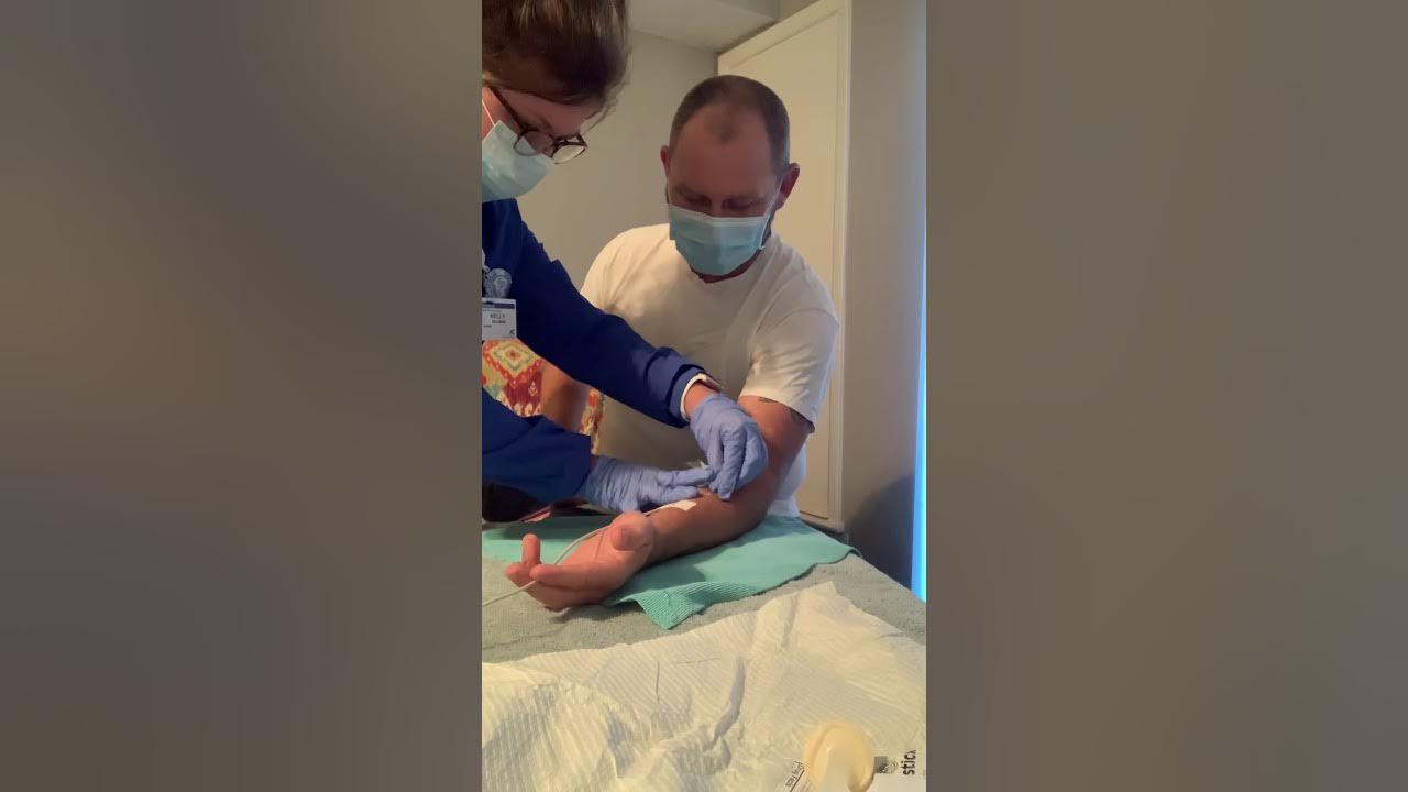 Midline Catheter Dressing Change Student YouTube