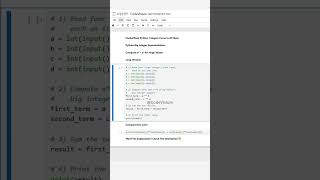 Python Big Integer Exponentiation: Compute aᵇ + cᵈ for Huge Values #BigInt #Exponentiation #Python