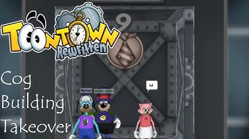 Toontown Rewritten 2022 - Cog Building Gameplay
