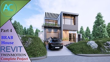 BRAB House | Part 4 | Complete Step By Step Project | Revit and Twinmotion Tutorial