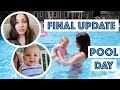 FIRST POOL DAY OF SUMMER WITH 3 BABIES | EXCLUSIVELY PUMPING WEANING UPDATE | EMOTIONAL