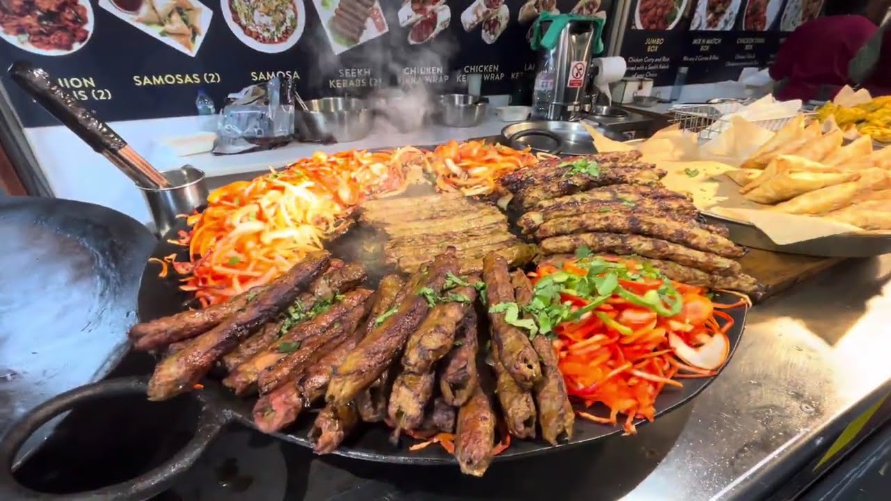 Manchester Downtown Street Walk | Food Street | U.K Series