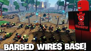 I Built an Ultimate Barbed Wires Base in Survive The Apocalypse