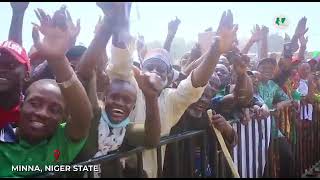 watch Atiku dance Steps as PDP campaign in Minna