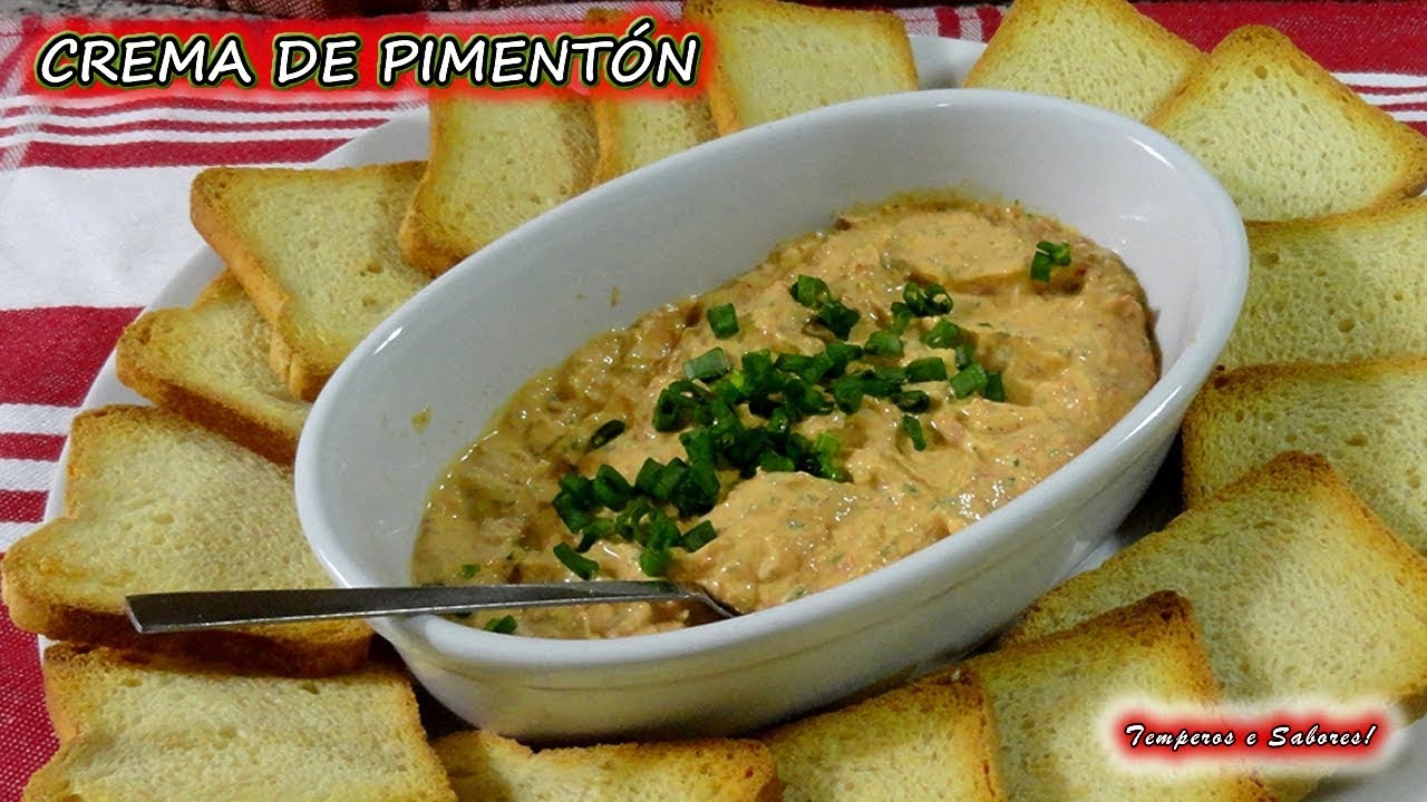 CREMA DE PIMENTÓN pimiento rojo deliciosa, saludable y muy fácil
