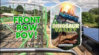 Dinosaur Valley | Front Row 4K POV | Wicksteed Park