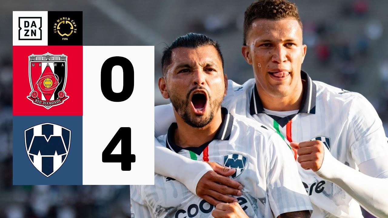 Urawa Red Diamonds vs CF Monterrey (0-4) | Resumen | Highlights Mundial de Clubes FIFA 2025™