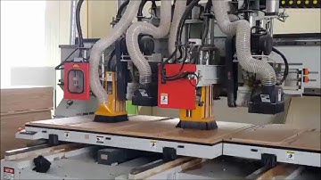 LIH-WOEI twin table CNC Router with rotate cutter head (0.90.180.270)- wood working CNC machinery