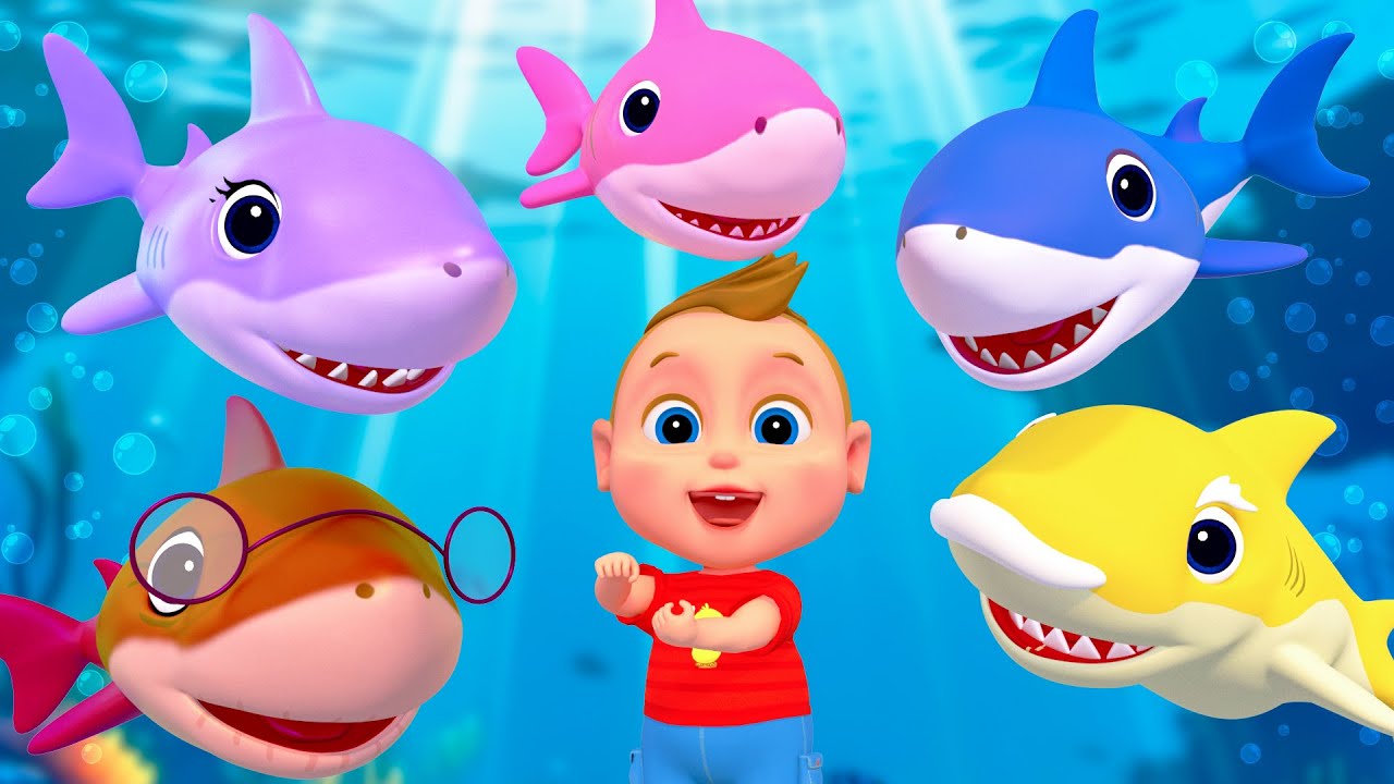 Cá Mập Con - Nhạc Thiếu Nhi Remix Sôi Động | Phim Hoạt Hình Vui Nhộn Về Màu Sắc Cho Bé Yêu