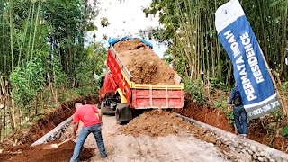 Mobil dump truk pengangkut tanah timbunan bongkar muatan super full bak screenshot 5