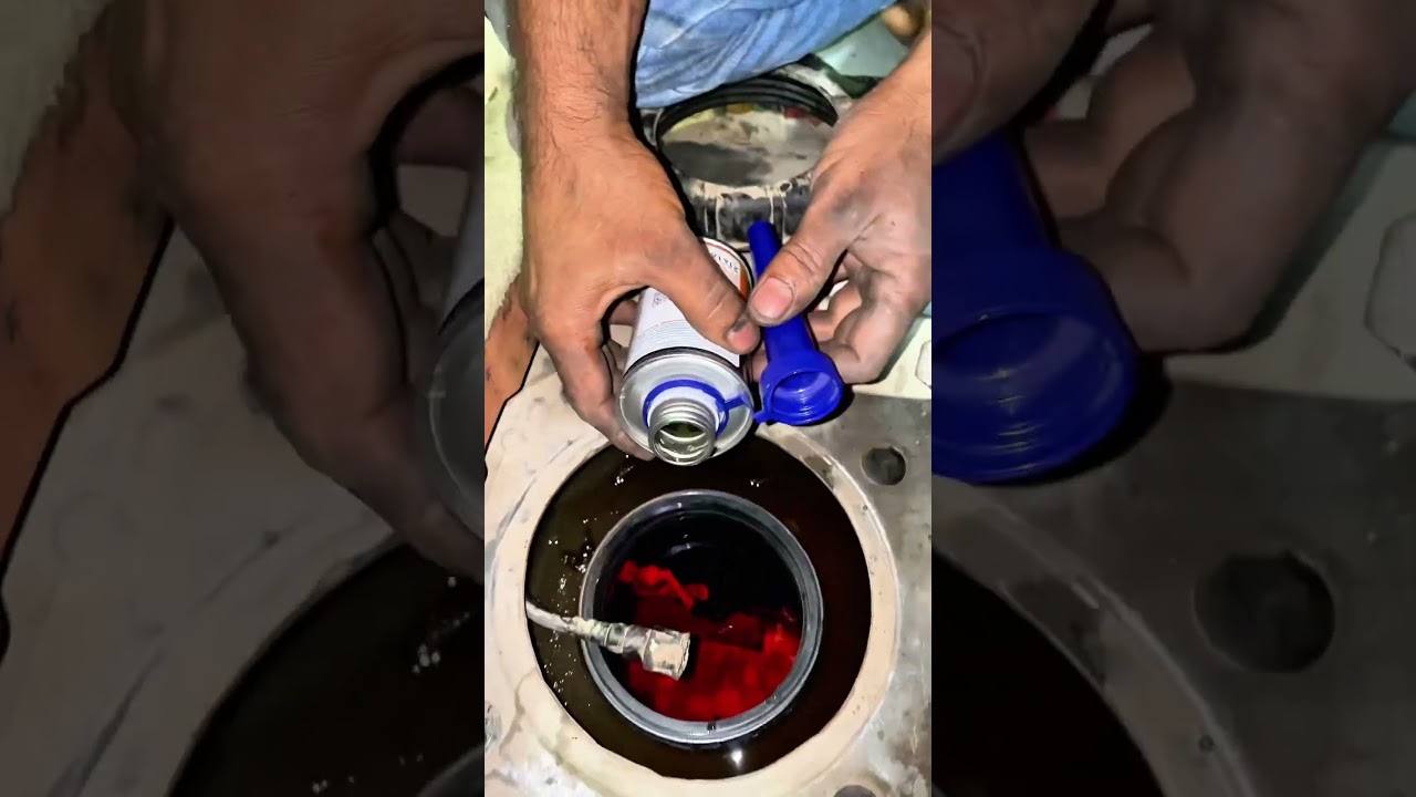 Octane Booster Filling in The Fuel Tank ! 