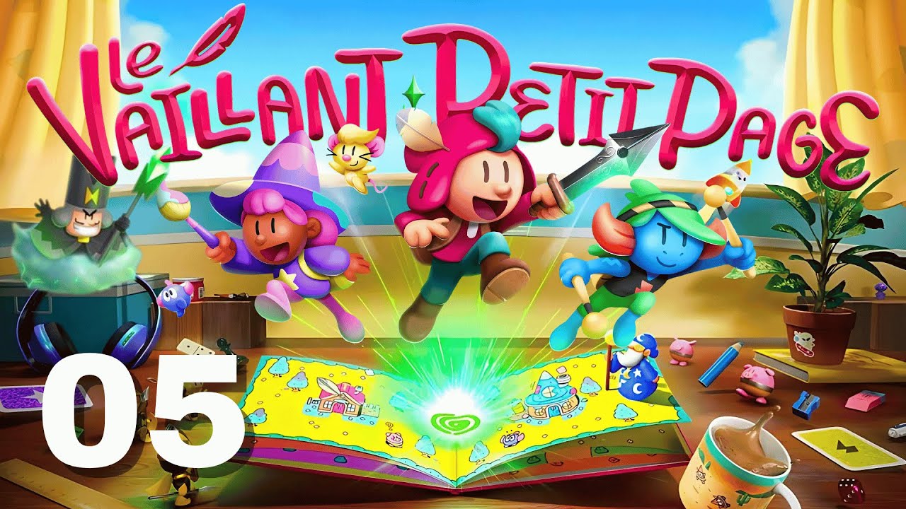 Le Conte Vidéoludique The Plucky Squire  Le Vaillant Petit Page Editions Physiques Playstation 5 Nintendo Switch 2025