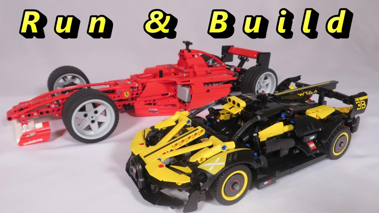 LEGO Bugatti - Обзор болида / Ferrari F1 Racer Speedbuild lego42151/8386