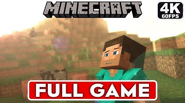 ⭐Minecraft Gameplay Walkthrough Longplay FULL GAME 100% [4K 60FPS ULTRA PC] No Commentary Game Movie