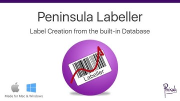 Barcode Labelling Software on Mac and Windows with Labeller - Using Databases