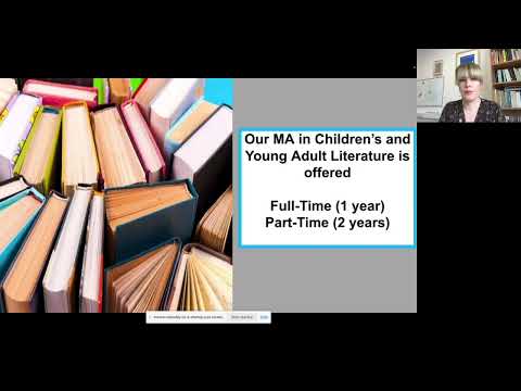 MA in Children's and Young Adult Literature - Postgraduate Information Week - Dublin City University - DCU