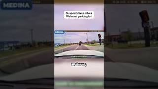 Fleeing Driver Speeds Through Crowded Retail Parking Lot | Police Chase Dashcam