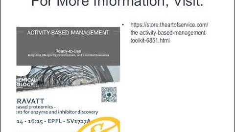 The Activity Based Management Toolkit