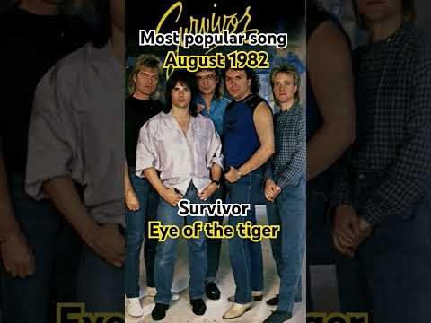 Most Popular Song 1982 Survivor Eye Of The Tiger Eyeofthetiger Survivor 80smusic 80s Shorts 