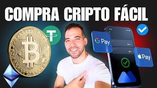 COMPRA TUS CRYPTO CON GOOGLE PAY O APPLE PAY, RAPIDO Y SIN SABER DE CRIPTOS 😎 AIRDROP🎁. #crypto #btc