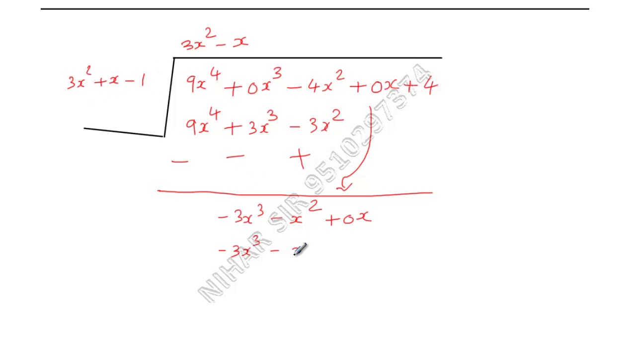 On Dividing P x 9x 4 4x 2 4 By G x 3x x 1 The Reminder Is Ax b Find A on-dividing-p-x-9x-4-4x-2-4-by-g-x-3x-x-1-the-reminder-is-ax-b-find-a