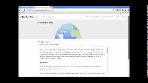 1   Create an Open Street Map Account