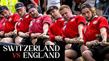 Switzerland 🇨🇭 vs England 🇬🇧 Tug of War Final Showdown | World Games