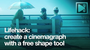 Lifehack: create a cinemagraph with a free shape in VSDC v.6.3.3