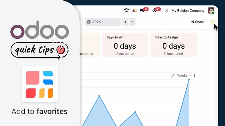 Odoo Quick Tips - Add to favorites [Dashboards]