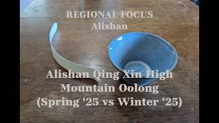 Alishan Qing Xin High Mountain Oolong (Spring '25 vs Winter '25)