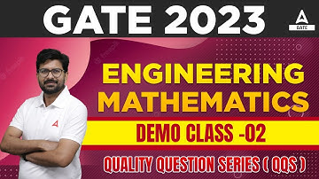 GATE 2023 Mathematics | Engineering Mathematics | Demo Class #2 | By Anant sir