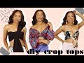 BOUGIE ON A BUDGET: DIY CROP TOP IDEAS THAT ARE ABSOLUTELY FREE! (NO SEWING OR CUTTING REQUIRED)