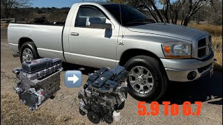 5.9 to 6.7 Cummins swap