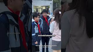She pretended to be a student to play a prank on her brother 🥹
