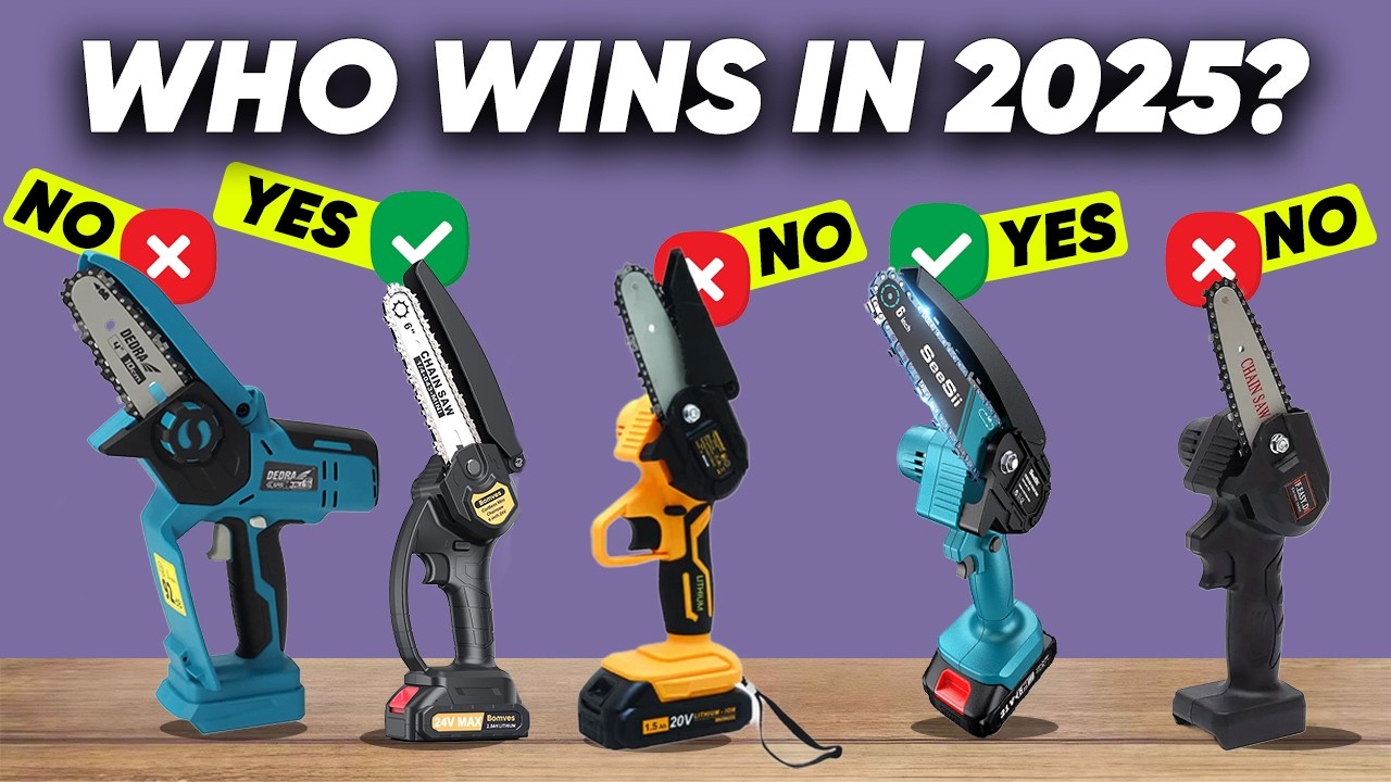 Top 5 Best Cordless Mini Chainsaw 2025 - YouTube