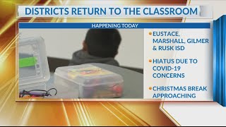 ETX schools to resume in-person classes after high absences before Thanksgiving