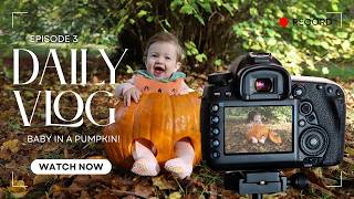 WE PUT OUR BABY IN A PUMPKIN !!!